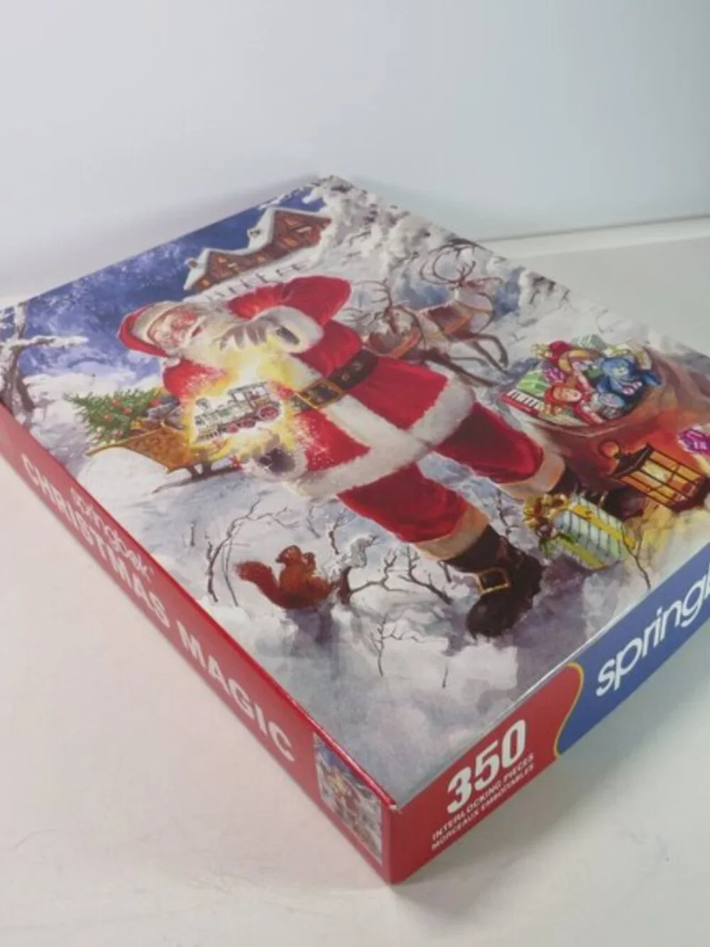 Springbok Christmas Magic Santa 350 Piece Jigsaw Puzzle Complete